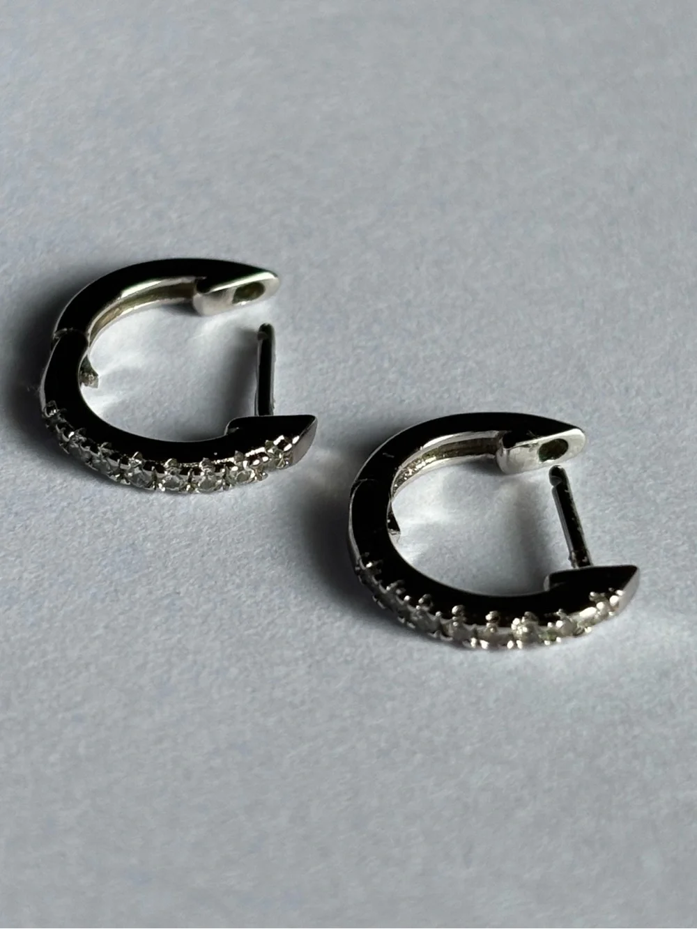 Pavoi CZ hoop earrings